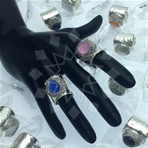 Fashion Gem and Crystals Gemstone Rings