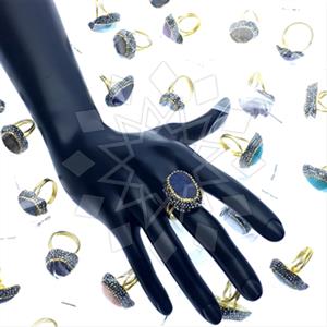Fashion Gem and Crystals Gemstone Rings