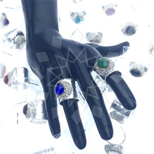 Fashion Gem and Crystals Gemstone Rings