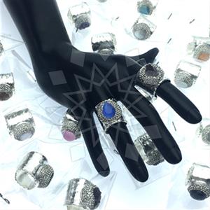 Fashion Gem and Crystals Gemstone Rings