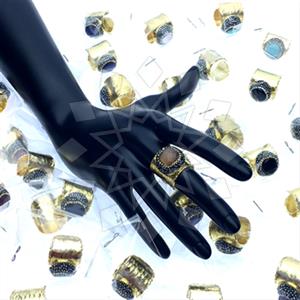 Fashion Gem and Crystals Gemstone Rings
