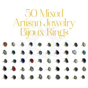 Fashion Gem and Crystals Gemstone Rings