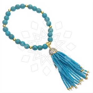 Fashion Beaded  Tassel Bracelet