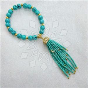 Fashion Beaded  Tassel Bracelet