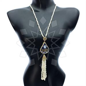 Fashion Gem and Crystals Tassel Necklace