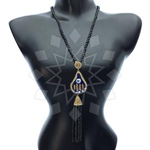 Fashion Gem and Crystals Tassel Necklace