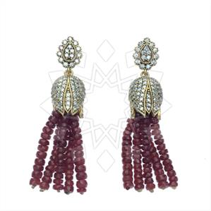 Fashion Beaded Tassel  Tassel Earring