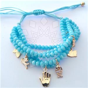 Fashion Crystal Bead  Macrame String Bracelets