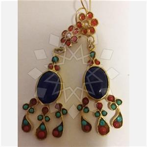 Fashion Handmade Artisan Brass  Statement Earring