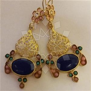 Fashion Handmade Artisan Brass  Statement Earring