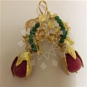 Fashion Handmade Artisan Brass  Statement Earring