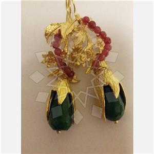 Fashion Handmade Artisan Brass  Statement Earring