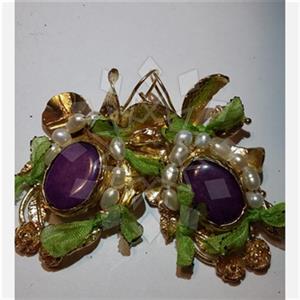 Fashion Handmade Artisan Brass  Statement Earring