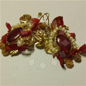 Fashion Handmade Artisan Brass  Statement Earring