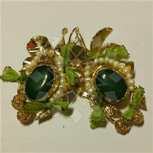Fashion Handmade Artisan Brass  Statement Earring
