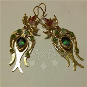Fashion Handmade Artisan Brass  Statement Earring