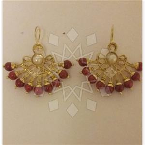Fashion Handmade Artisan Brass  Statement Earring