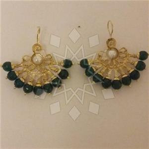Fashion Handmade Artisan Brass  Statement Earring