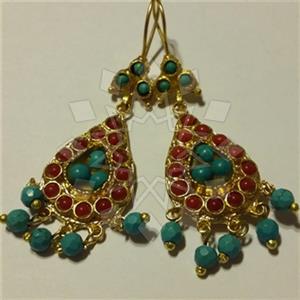 Fashion Handmade Artisan Brass  Statement Earring