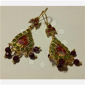 Fashion Handmade Artisan Brass  Statement Earring