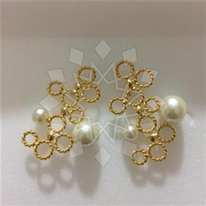 Fashion Handmade Artisan Brass  Statement Earring