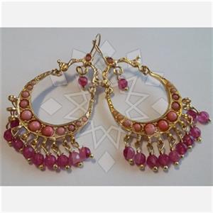 Fashion Handmade Artisan Brass  Statement Earring