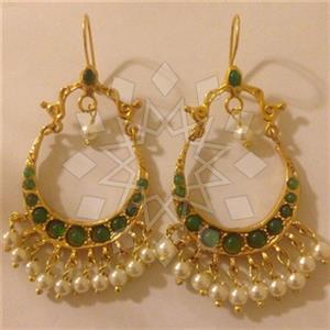 Fashion Handmade Artisan Brass  Statement Earring
