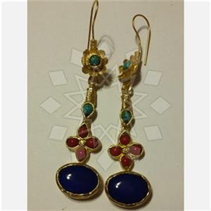 Fashion Handmade Artisan Brass  Statement Earring