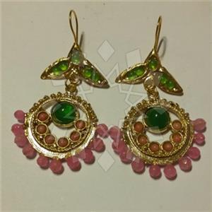 Fashion Handmade Artisan Brass  Statement Earring