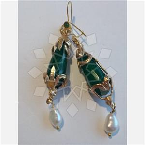 Fashion Handmade Artisan Brass  Statement Earring