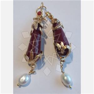 Fashion Handmade Artisan Brass  Statement Earring