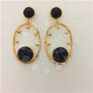Fashion Handmade Artisan Brass  Statement Earring