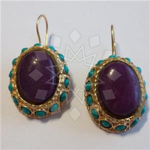 Fashion Handmade Artisan Brass  Statement Earring