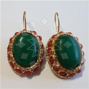 Fashion Handmade Artisan Brass  Statement Earring