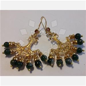 Fashion Handmade Artisan Brass  Statement Earring