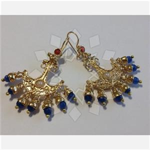 Fashion Handmade Artisan Brass  Statement Earring