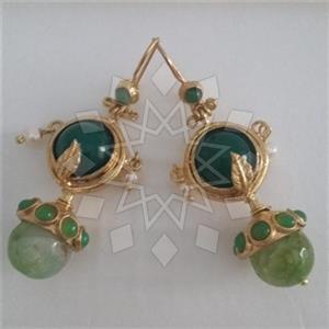 Fashion Handmade Artisan Brass  Statement Earring