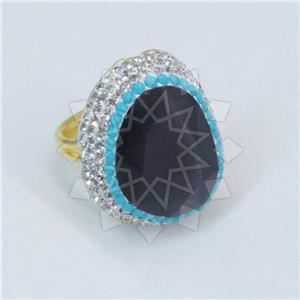 Fashion Gem and Crystals Gemstone Rings