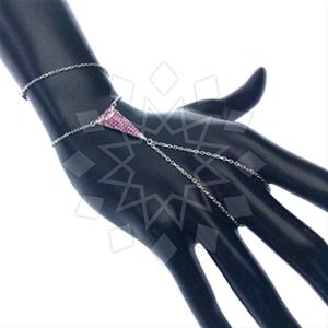 925 Sterling Silver Single Finger to Bracelet Hand Jewelry