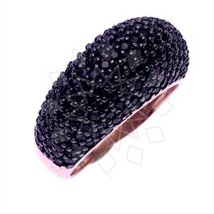 925 Sterling Silver Zirconia Pave  Cocktail Rings