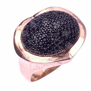 925 Sterling Silver Zirconia Pave  Cocktail Rings