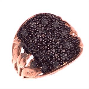 925 Sterling Silver Zirconia Pave  Cocktail Rings