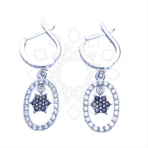 925 Sterling Silver Modern  Dangle Earrings