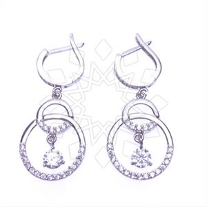 925 Sterling Silver Modern  Dangle Earrings