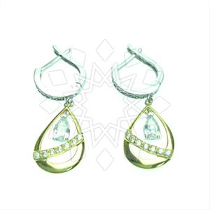 925 Sterling Silver Modern  Dangle Earrings