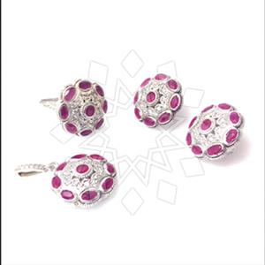925 Sterling Silver Ring Earring Pendant Sets