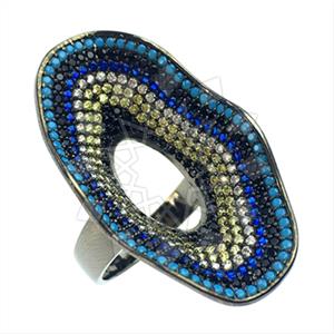 925 Sterling Silver Evil Eye Cocktail Rings