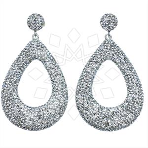 925 Sterling Silver Geometric Dangle Earrings