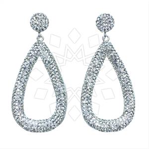 925 Sterling Silver Geometric Dangle Earrings