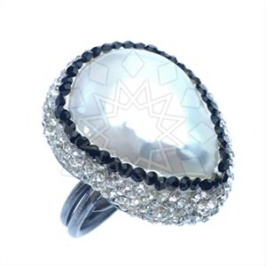 925 Sterling Silver Gem and Crystals Gemstone Rings